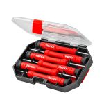 ست 6عددی پیچ گوشتی ساعتی دسته پلاستیکی رونیکس مدل RH-2712