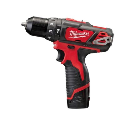 دریل چکشی شارژی 18 ولت دو باتری میلواکی مدل M18BPD-202C