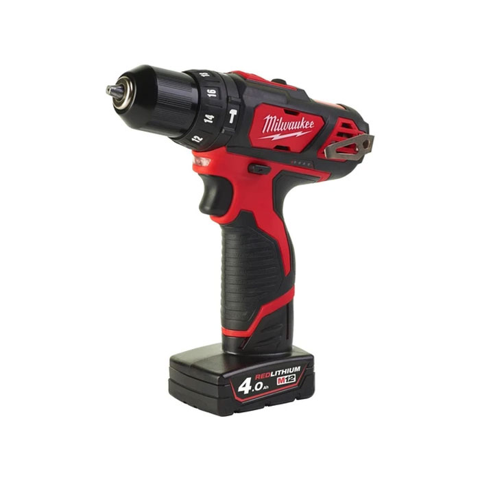 دریل چکشی شارژی 18 ولت دو باتری میلواکی مدل M18BPD-202C